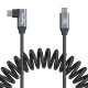 Кабель SmallRig 4792 Type-C Straight - Angled Coiled 100W - Изображение 261182