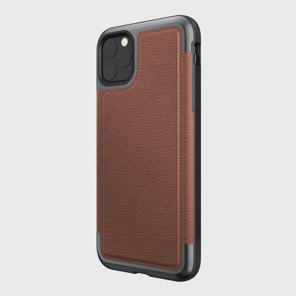 

Чехол X-Doria Defense Prime для iPhone 11 Pro Коричневый 484428
