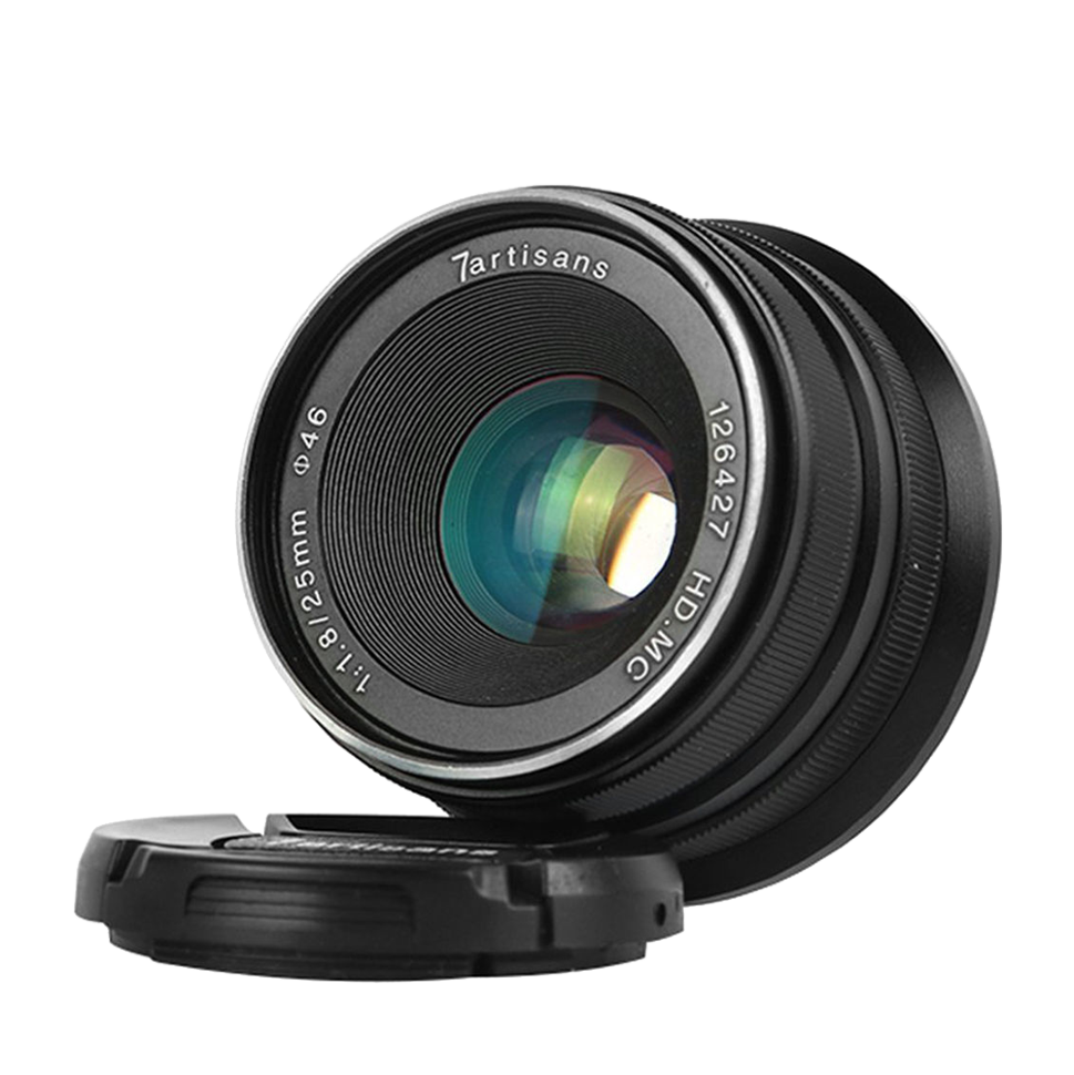 Объектив 7Artisans 25mm F1.8 X Mount Чёрный preOrder=03.03.2025