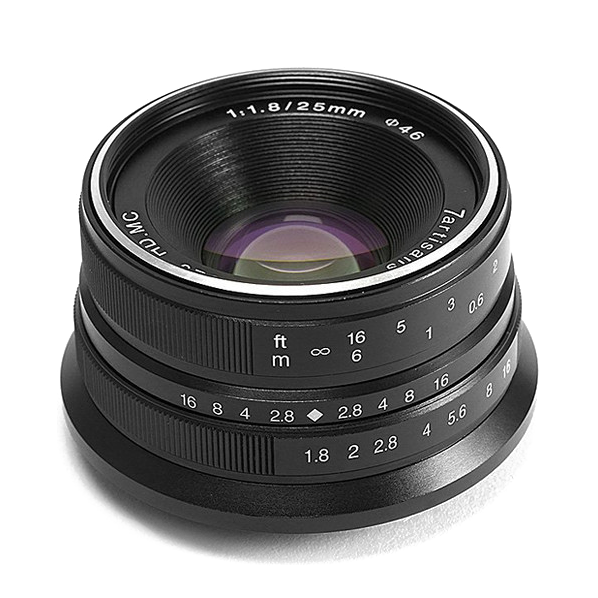 

Объектив 7Artisans 25mm F1.8 X Mount Чёрный A103B