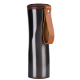 Термокружка Kiss Kiss Fish MOKA Smart Cup OLED 430мл Чёрная с кожаным ремешком - Изображение 111552