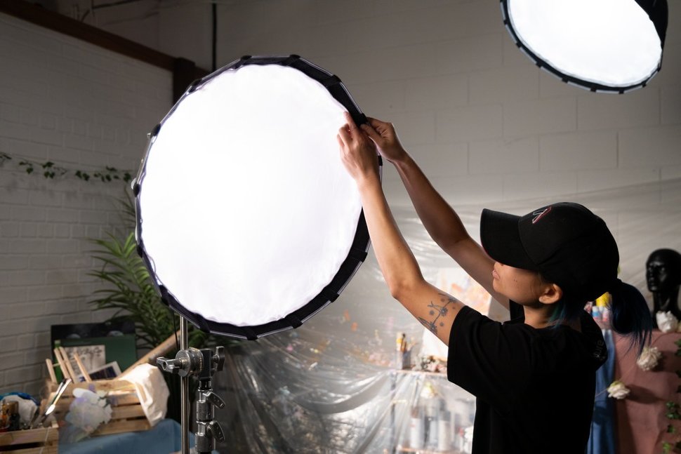 Софтбокс Aputure Light Dome Mini III с сотами APS0005A3T