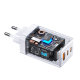 Сетевой адаптер USAMS US-CC180 Sandru GaN 65W Чёрный - Изображение 229953