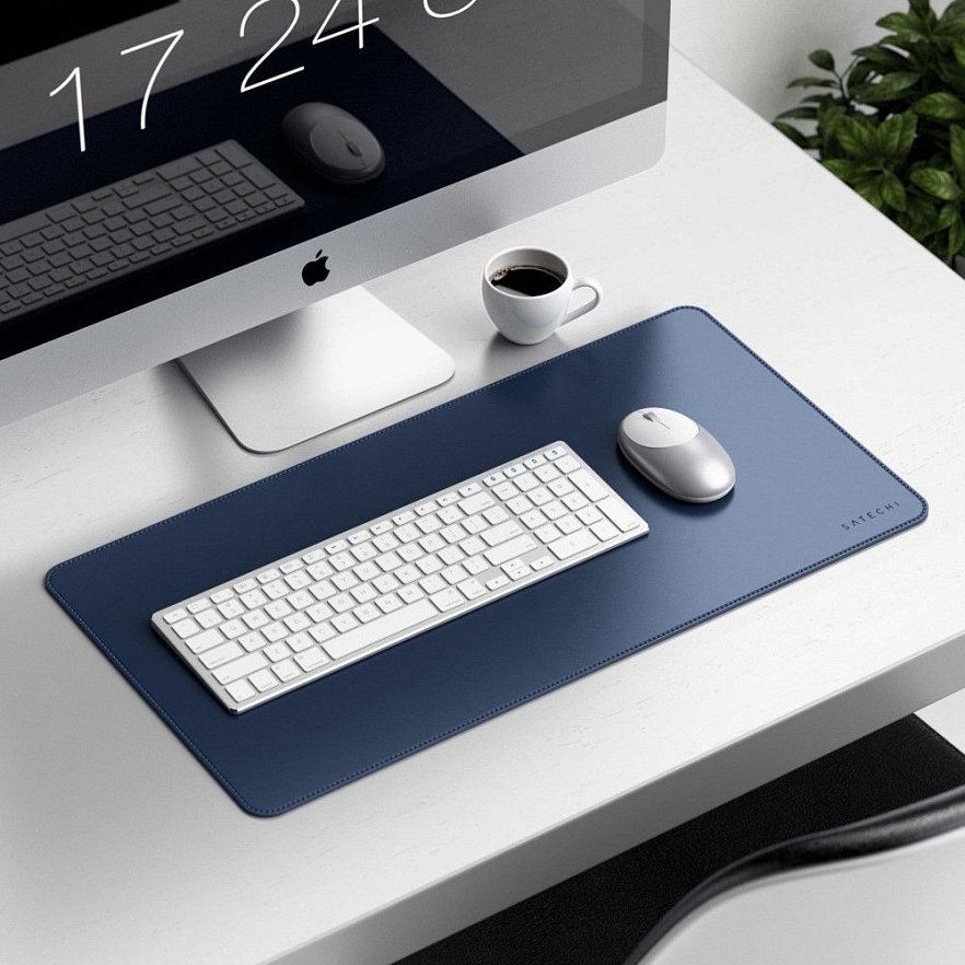 

Коврик Satechi Eco Leather Deskmate для компьютерной мыши Синий ST-LDMB
