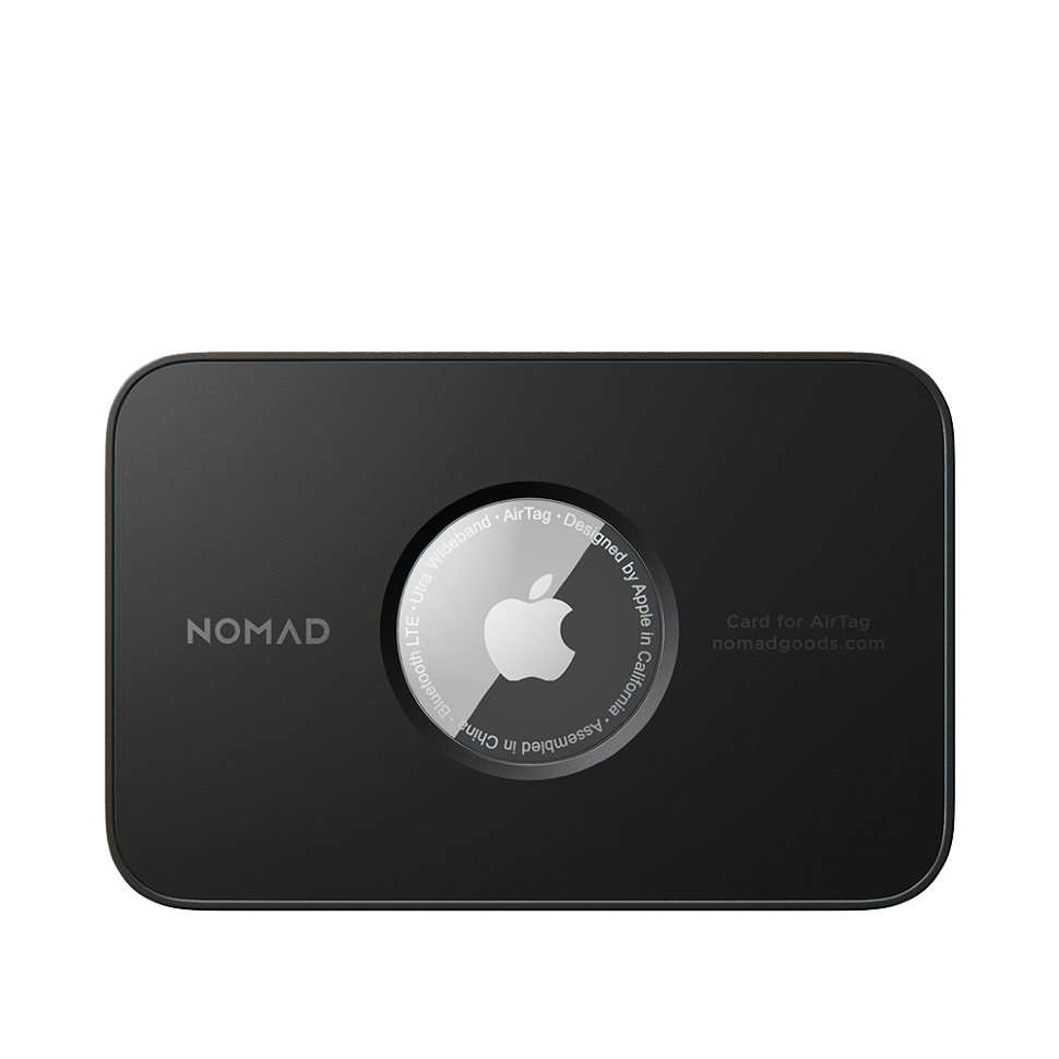 Чехол-карта Nomad Card для AirTag Чёрный 