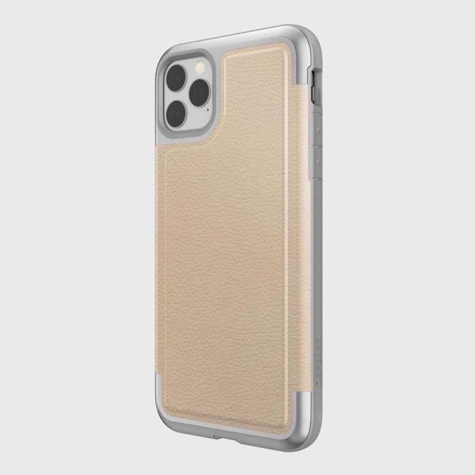 

Чехол X-Doria Defense Prime для iPhone 11 Pro Бежевый 484435