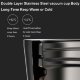 Термокружка Kiss Kiss Fish MOKA Smart Cup OLED 430мл Красная с кожаным ремешком - Изображение 112841