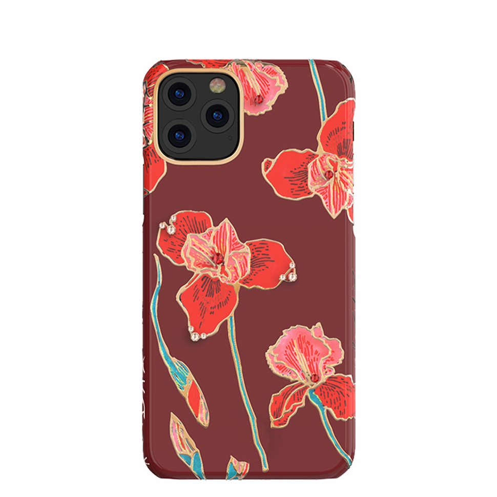 Чехол PQY Blossom для iPhone 11 Pro Max Kapok 