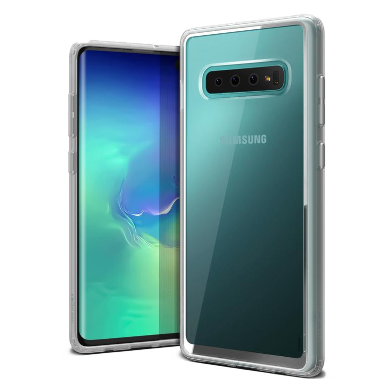 Чехол VRS Design Crystal Chrome для Galaxy S10 PLUS Clear 