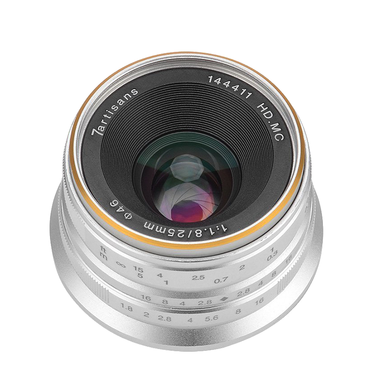

Объектив 7Artisans 25mm F1.8 E-Mount Серебро A101S