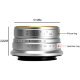 Объектив 7Artisans 25mm F1.8 E-Mount Серебро - Изображение 111860
