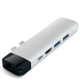 Хаб Satechi Aluminum Pro Hub with Ethernet Серебро - Изображение 203314