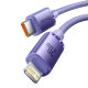 Кабель Baseus Crystal Shine CW-FXP Type-C - Lightning 20W 2м Фиолетовый - Изображение 206523