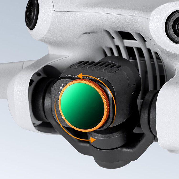

Комплект светофильтров K&F Concept Nano-X VND для DJI Mini 4 Pro (2шт) SKU.2084