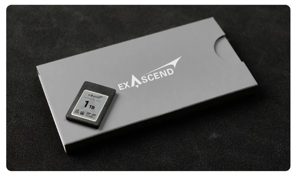 

Карта памяти Exascend Essential Pro CFexpress 4.0 Type A 512GB EXPC4EA512GB