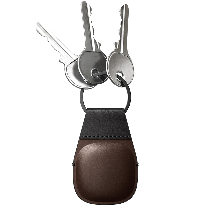 Брелок Nomad Leather Keychain для трекера AirTag Коричневый 