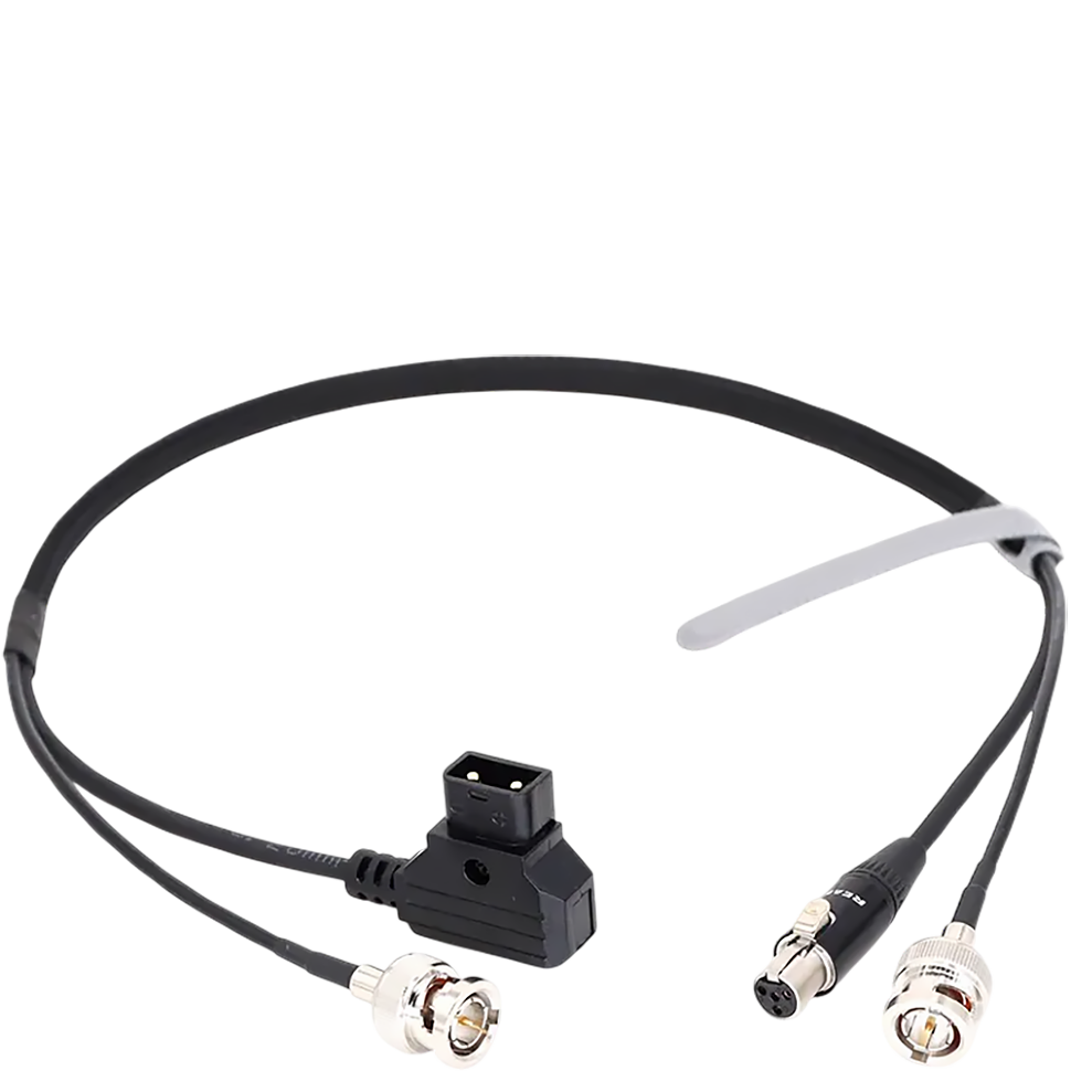 Кабель питания DigitalFoto AR204 TA4F - D-Tap + SDI для TVLogic 058/056/F-5A/F-10A/F-7HS 60см 