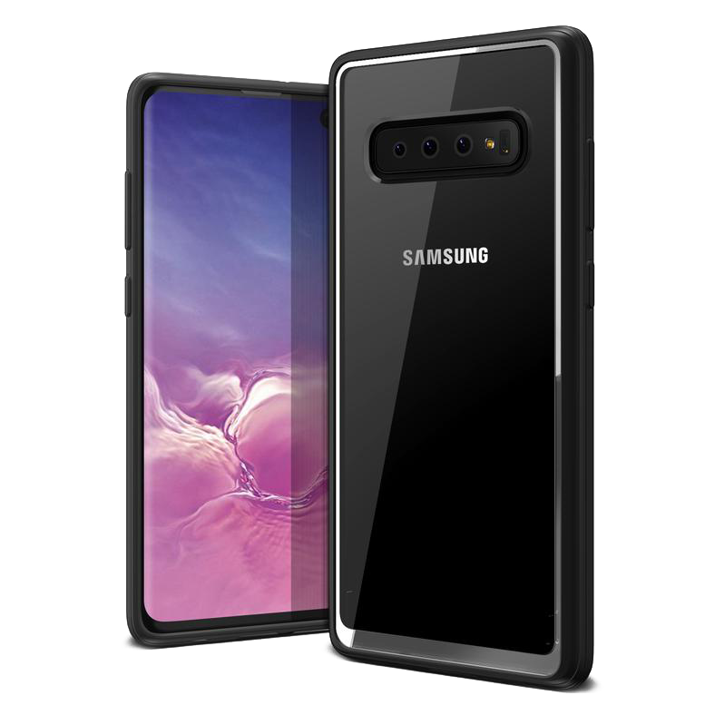 Чехол VRS Design Crystal Chrome для Galaxy S10 PLUS Black 