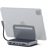 Артикул: 28477. Хаб-подставка Satechi Aluminum Stand Hub Серый