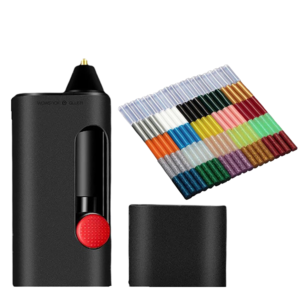 Клеевой пистолет Wowstick Mini Hot Melt Glue Pen Kit (+ 120 стержней) Чёрный 