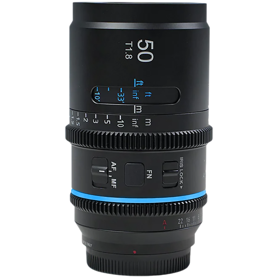 Объектив Sirui Astra 50mm T1.8 FF AF Anamorphic 1.33x E-mount (Blue flare) 