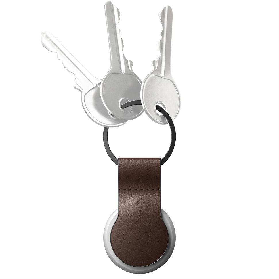 Брелок Nomad Leather Loop для трекера AirTag Коричневый 