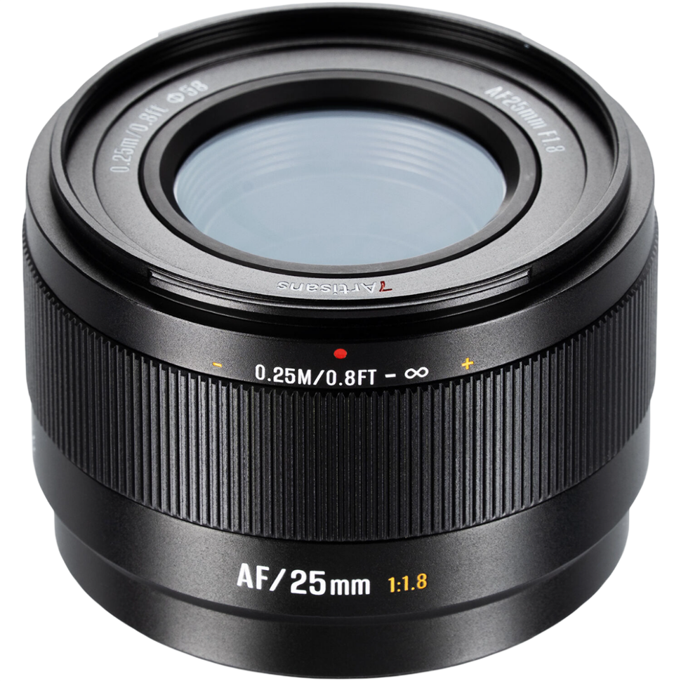 Объектив 7Artisans Lite AF 25mm F1.8 APS-C X-mount 