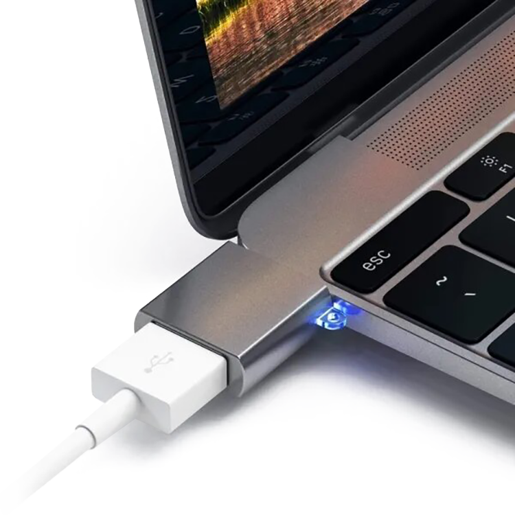 

Адаптер Satechi Type-C - USB 3.0 Серый ST-TCUAM