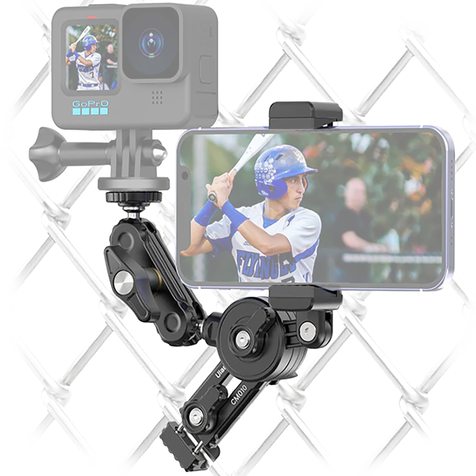 Держатель Ulanzi CM010 Baseball Fence Mount для смартфона и камеры 