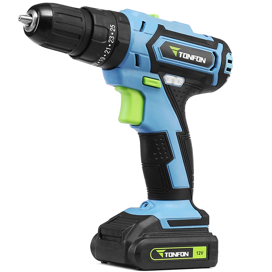Шуруповерт ударный Tonfon Impact Drill 12V 2000мАч 