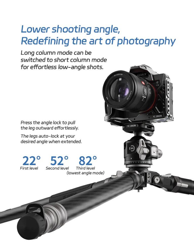 

Штатив YC Onion Tako T23 с головой BC44 TPC177SCBC44