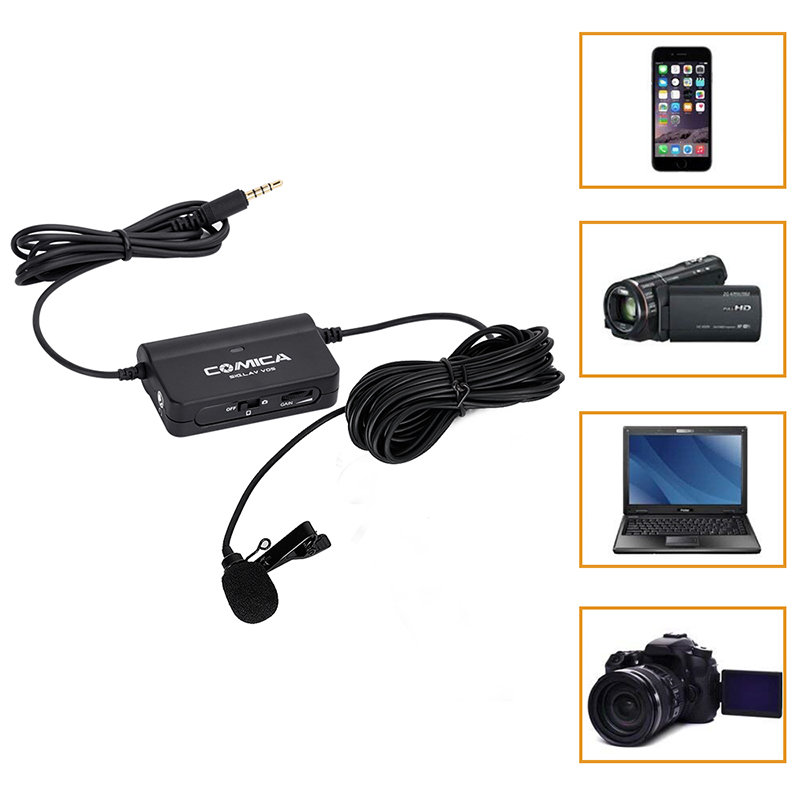 Микрофон петличный CoMica CVM-SIGLAV V05 miniJack 35 мм CVM-V05