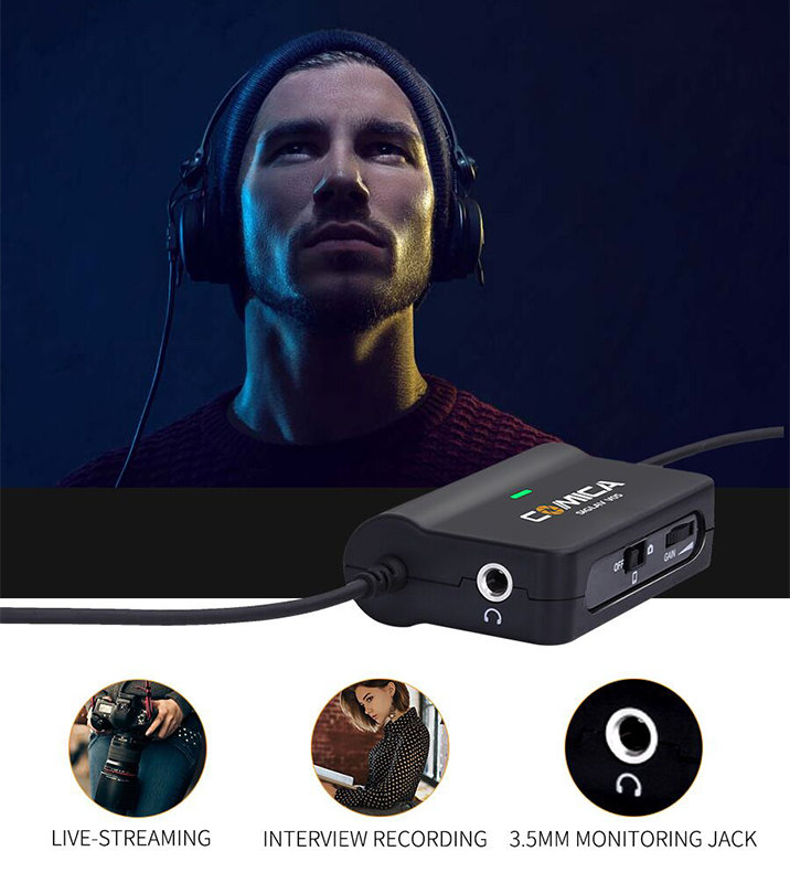 Микрофон петличный CoMica CVM-SIGLAV V05 miniJack 35 мм CVM-V05