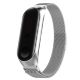 Миланский браслет для Mi Band 3/4 Milanese band  Серебро - Изображение 96887