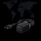 Сетевой адаптер Baseus GaN3 Pro 2U+2C 100W Чёрный - Изображение 194525