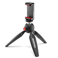 Артикул: 15480. Штатив настольный Manfrotto Pixi с держателем смартфона