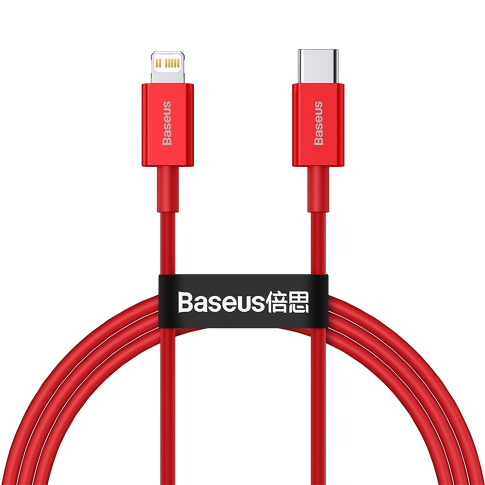 Кабель Baseus Superior Type-C - Lightning PD 20W 1м Красный 