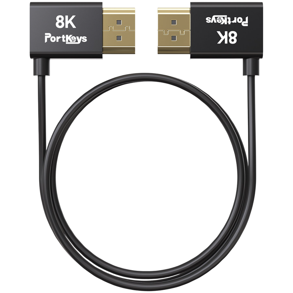 Кабель Portkeys Ultra-thin 10-Core HDMl 8K60 0.5м 