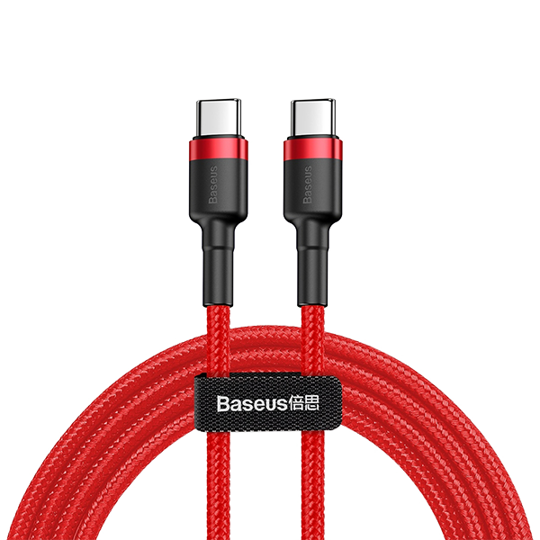 Кабель Baseus Cafule Type-C PD2.0 60W 1м Красный 