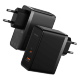 Сетевой адаптер Baseus GaN5 Pro C+U 100W Чёрный (+ кабель Type-C 1м) - Изображение 193583