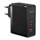 Сетевой адаптер Baseus GaN5 Pro C+U 100W Чёрный (+ кабель Type-C 1м) - Изображение 193584