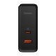Сетевой адаптер Baseus GaN5 Pro C+U 100W Чёрный (+ кабель Type-C 1м) - Изображение 193585