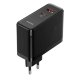 Сетевой адаптер Baseus GaN5 Pro C+U 100W Чёрный (+ кабель Type-C 1м) - Изображение 193586