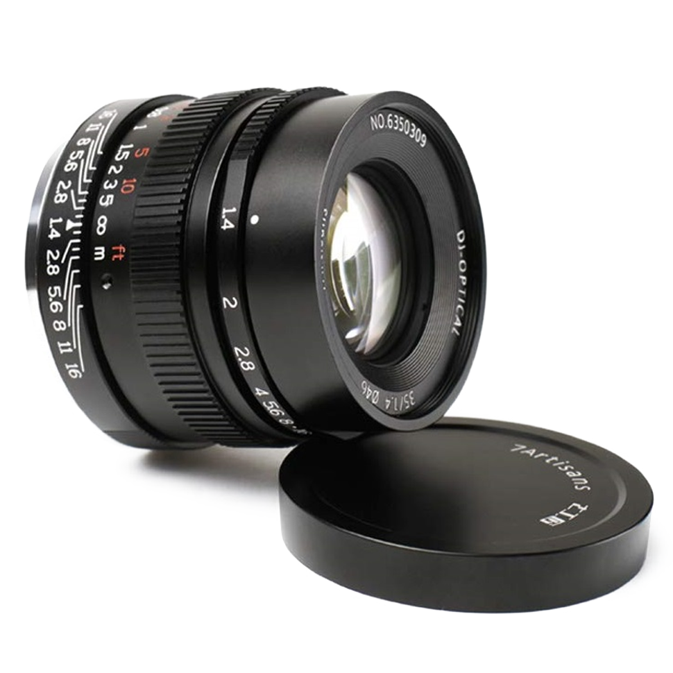 Объектив 7Artisans 35mm F1.4 E-Mount Чёрный 