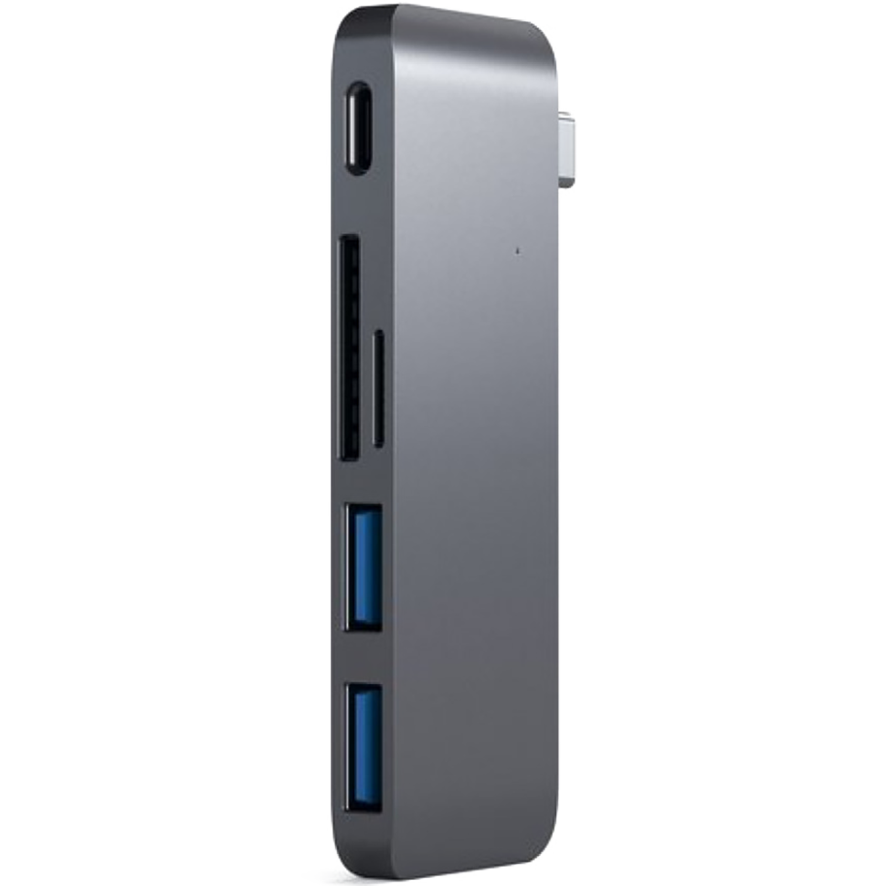 Хаб Satechi Type-C Pass-through USB HUB для Macbook 12&quot; Серый 
