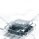 Сетевой адаптер Usams US-CC209 XMF PD35W GaN с телескопическим кабелем Lightning Чёрный - Изображение 229961