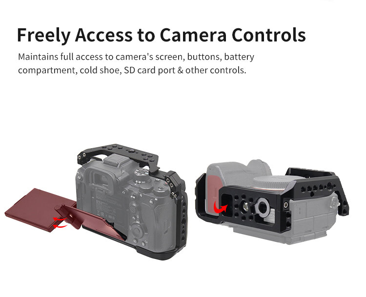 

Клетка KingMa A7R4-RC для Sony a7 III/a7 IV/a7R III/a7R IV/a7S III