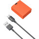 Аккумулятор SmallRig 5088 NP-W126S Type-C Оранжевый - Изображение 266143
