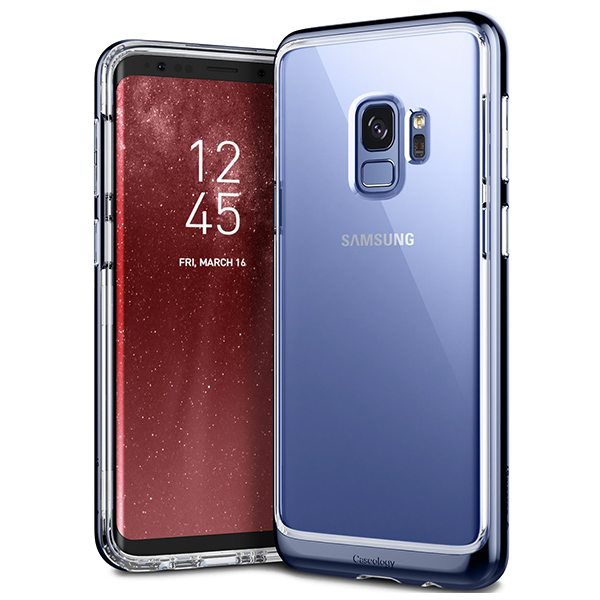 Чехол Caseology Skyfall для Galaxy S9 Blue Coral 