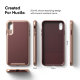 Чехол Caseology Wavelength для iPhone XS Max Burgundy - Изображение 83536